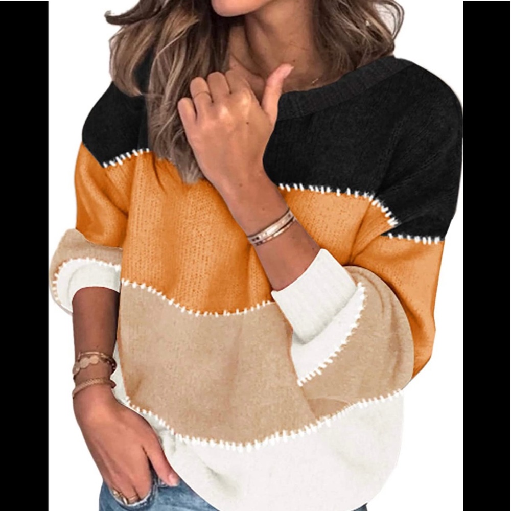 NWOT | Cozy Knit Fall Crewneck Sweater 🍁